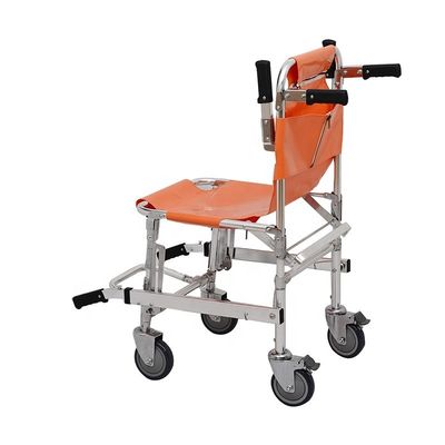品質  CE Emergency Evacuation Equipment Folding Stair Stretcher Orange 工場