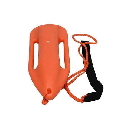 オレンジ色 HDPE ライフガード 泳ぐボイ 水の救命救命ボイ
