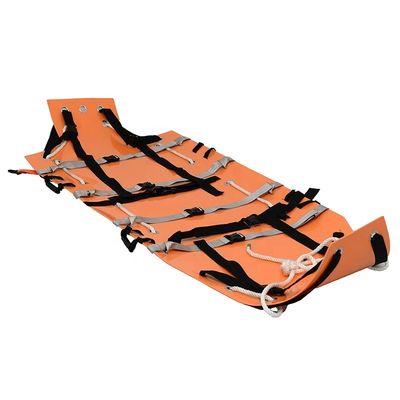 手動電源 ホットオレンジ 消防 スケード 救助ストレッチャー