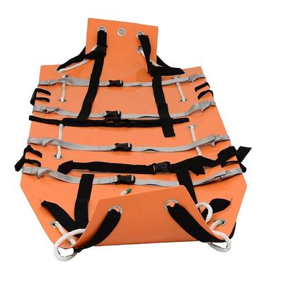 OEM オレンジ コンポジット プラスチック ロールアップ 緊急 救助 ストレッチャー