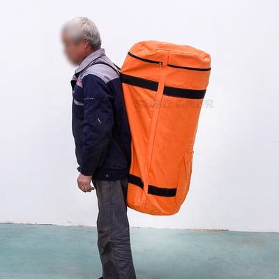 オレンジ複合プラスチック折りたたむ救助ストレッチャー 250*84*0.5cm